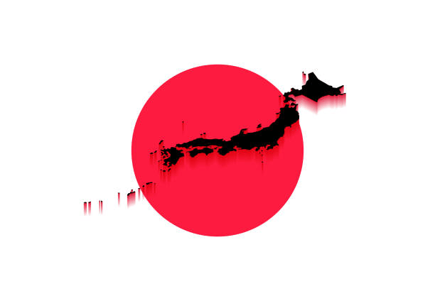 日本の国旗と国土
