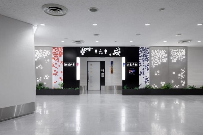 成田国際空港第一ターミナルのトイレ